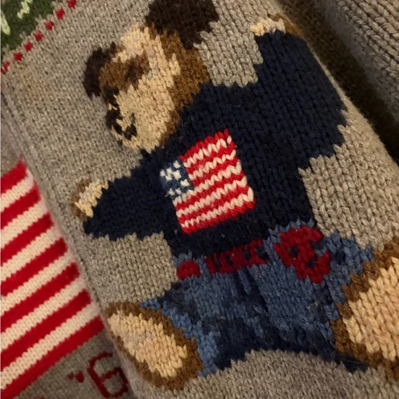 Polo Bear Wool Zip Cardigan - Picture 5 of 9